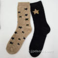 Wholesale Custom Feather Fil Chaussettes confortables